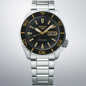 Seiko 5 Sports Black Dial Men 42.5mm SRPK99K1