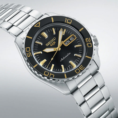Seiko 5 Sports Black Dial Men 42.5mm SRPK99K1