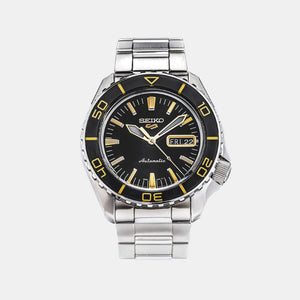 5 Sports Men Automatic Black Dial Analog Stainless Steel Watch SRPK99K1