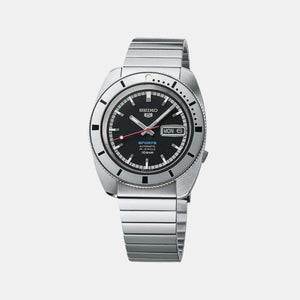5 Sports Pepper Black 1968 Recreation Limited Edition Men Automatic Black Dial Analog Stainless Steel Watch SRPL05K1