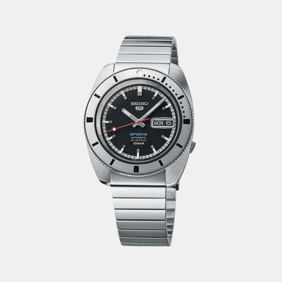 5 Sports Pepper Black 1968 Recreation Limited Edition Men Automatic Black Dial Analog Stainless Steel Watch SRPL05K1