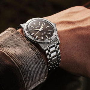 Seiko Presage Style 60s ‘Elegant Yet Rugged’ In Brown Dial Men 39.5mm SRPL09J1