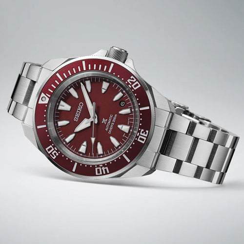 Seiko Prospex 4R Red Shog-urai Diver's Red Dial Men 41.7mm SRPL11K1