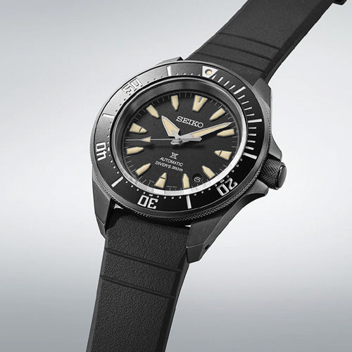 Seiko Prospex 4R Full black ‘Shog-urai’ Diver's Date Black Dial 41.7mm Men SRPL15K1