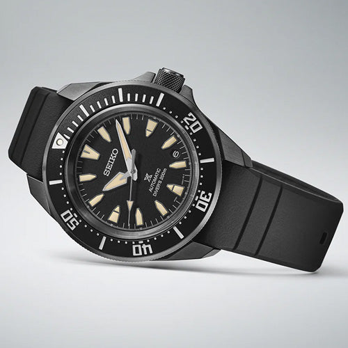 Seiko Prospex 4R Full black ‘Shog-urai’ Diver's Date Black Dial 41.7mm Men SRPL15K1