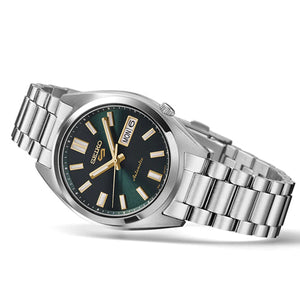 Seiko 5 Sports SNXS Vintage Gold Collection Green Dial Men 37.4mm SRPL57K1
