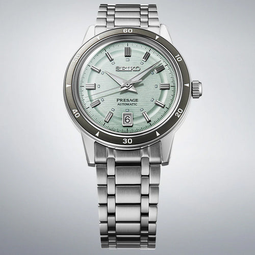 Seiko Presage Style 60's in Ice Green Dial Women 39.5mm SRPL71J1