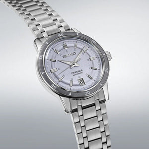 Seiko Presage Style 60's in Silvery Violet Dial Men 39.5mm SRPL73J1