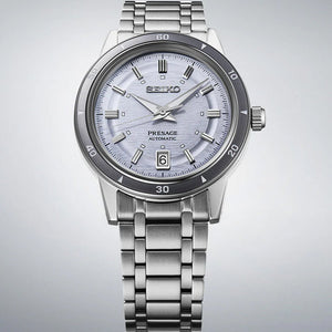 Seiko Presage Style 60's in Silvery Violet Dial Men 39.5mm SRPL73J1