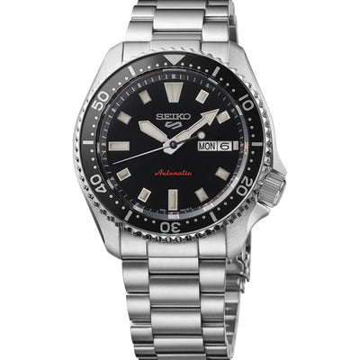 Seiko 5 Sports SKX Redux in Kuro Black Dial Men 42.5mm SRPL85K1