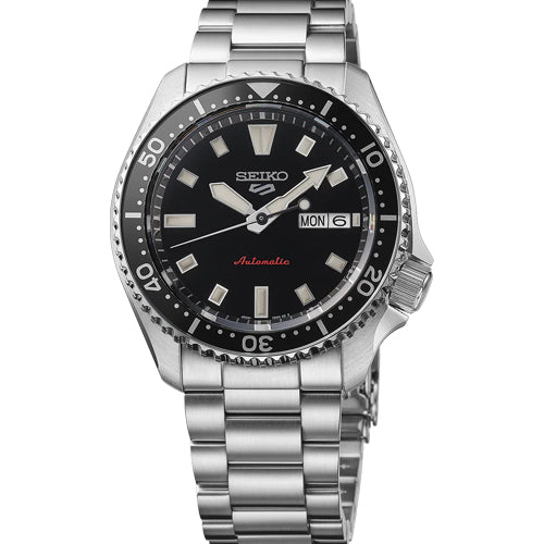 Seiko 5 Sports SKX Redux in Kuro Black Dial Men 42.5mm SRPL85K1