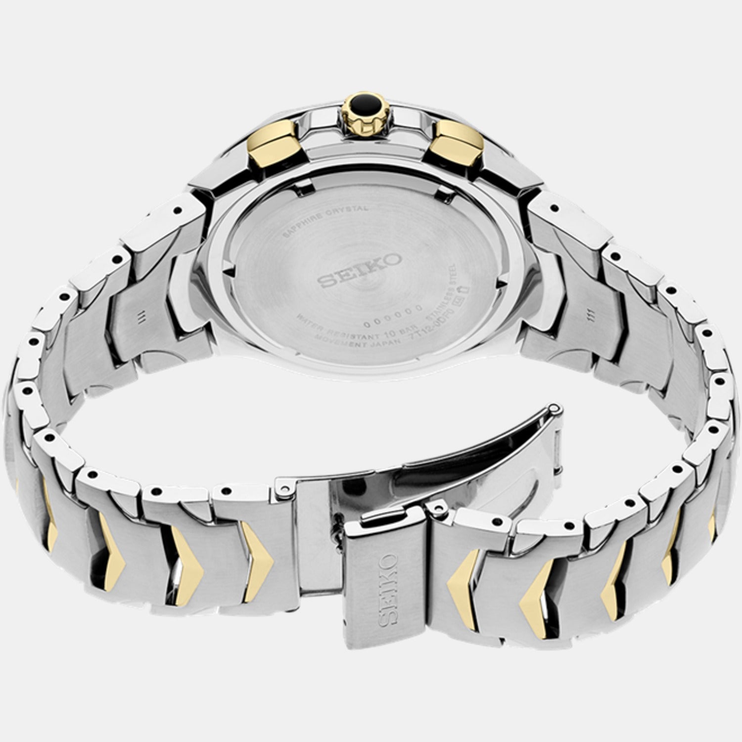 Coutura Men Quartz White Dial Chronograph Stainless Steel Watch SRWZ24P9