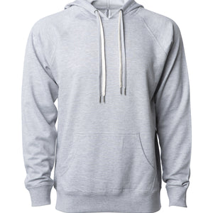 Unisex Lightweight Loopback Terry Hooded Pullover