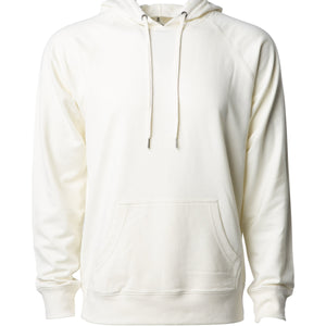 Unisex Lightweight Loopback Terry Hooded Pullover