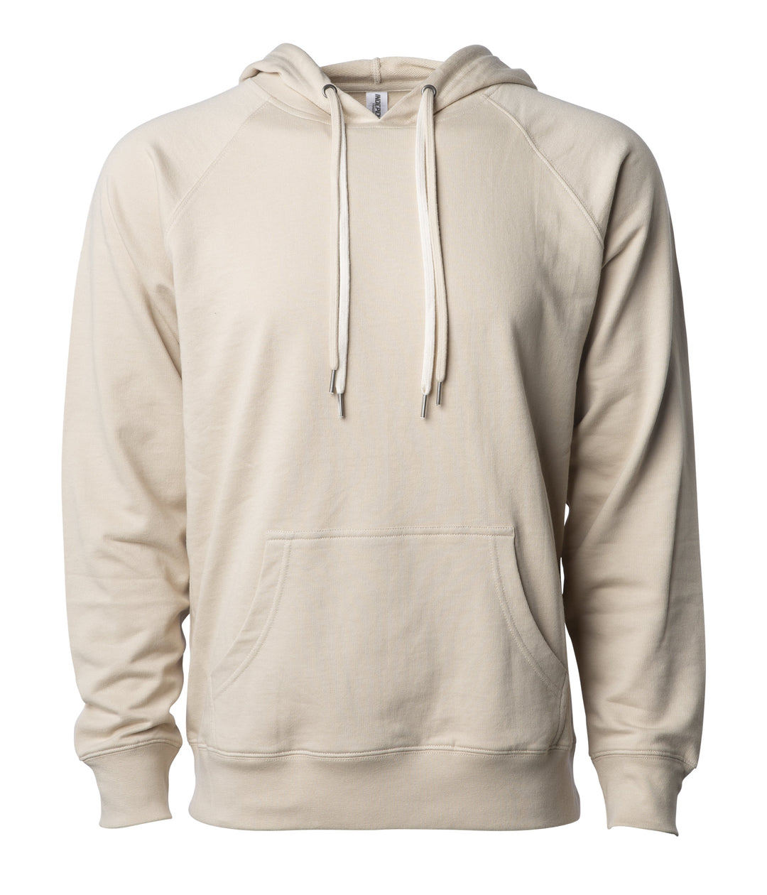 Unisex Lightweight Loopback Terry Hooded Pullover