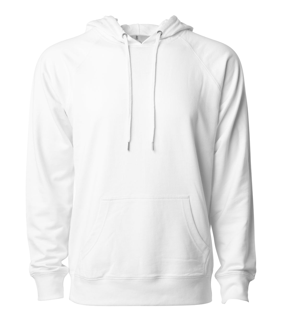 Unisex Lightweight Loopback Terry Hooded Pullover