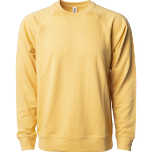 Unisex Lightweight Loopback Terry Crew