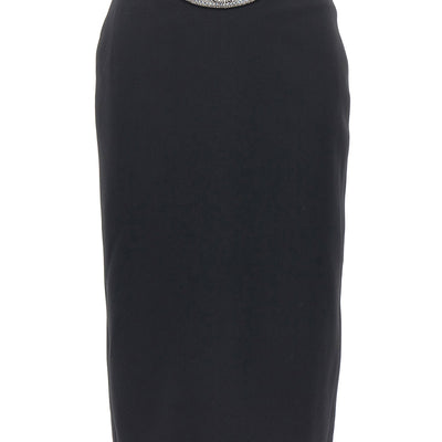 David Koma Puffer Circle Embroidery Skirt