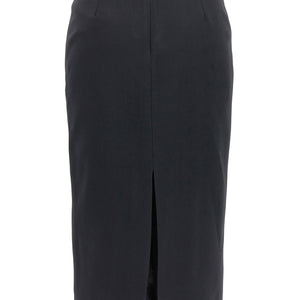 David Koma Puffer Circle Embroidery Skirt