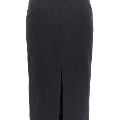 David Koma Puffer Circle Embroidery Skirt