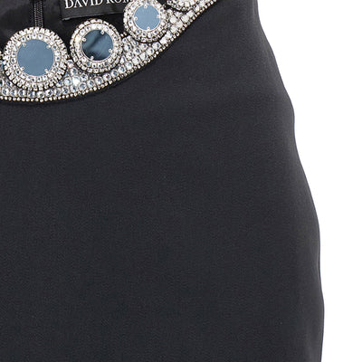David Koma Puffer Circle Embroidery Skirt