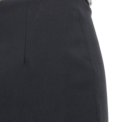 David Koma Puffer Circle Embroidery Skirt