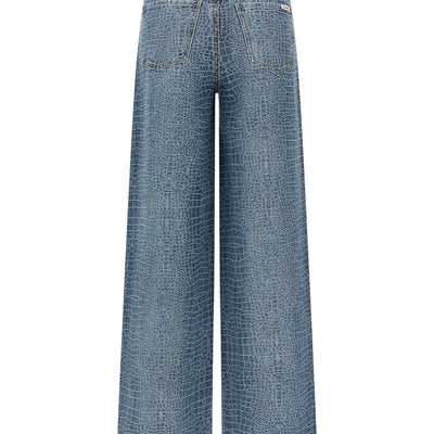 Self-Portrait Rhinestone Jeans