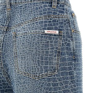 Self-Portrait Rhinestone Jeans