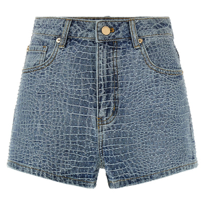 Self-Portrait Rhinestone Shorts
