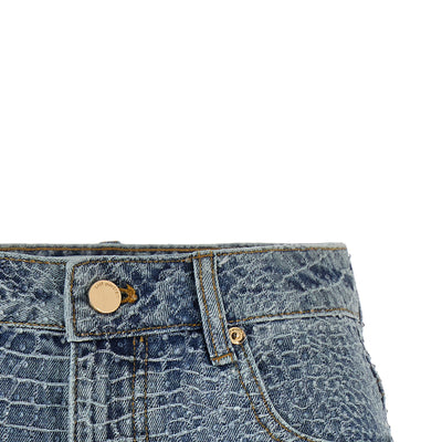 Self-Portrait Rhinestone Shorts