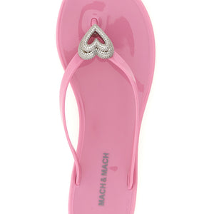 Mach & Mach Double Heart Sandals