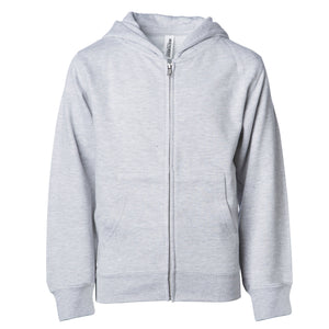 Youth Midweight Zip Hooded Sweatshirt