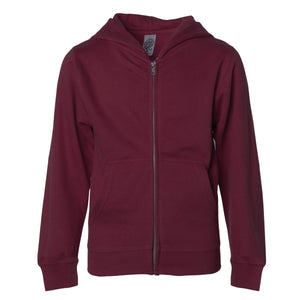 Youth Midweight Zip Hooded Sweatshirt