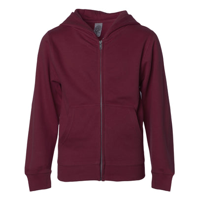 Youth Midweight Zip Hooded Sweatshirt