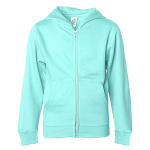 Youth Midweight Zip Hooded Sweatshirt