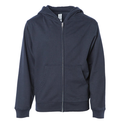 Youth Midweight Zip Hooded Sweatshirt