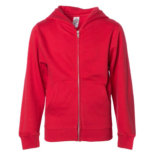 Youth Midweight Zip Hooded Sweatshirt