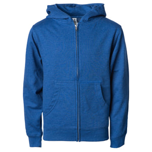 Youth Midweight Zip Hooded Sweatshirt