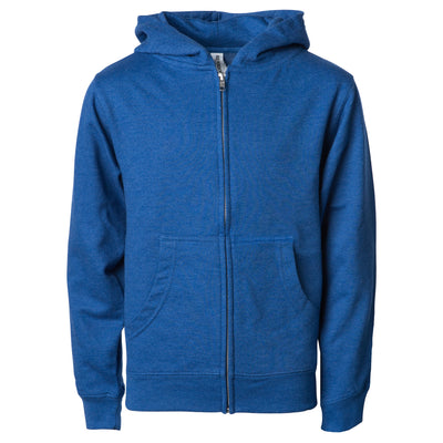 Youth Midweight Zip Hooded Sweatshirt