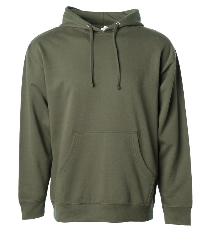 Midweight Hooded Pullover Sweatshirt