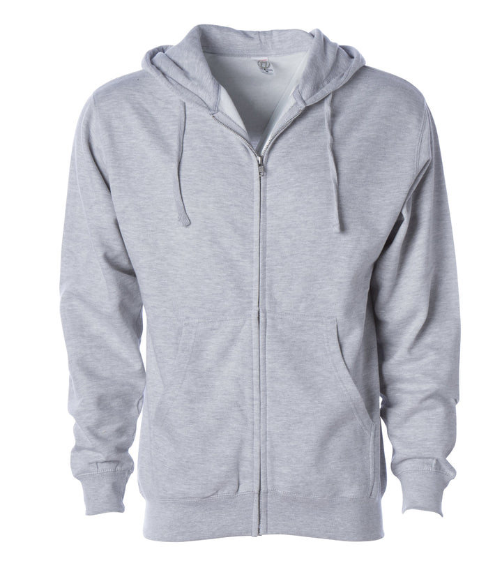 Midweight Zip Hooded Sweatshirt