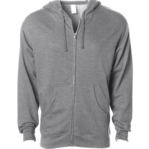 Midweight Zip Hooded Sweatshirt