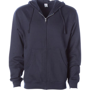 Midweight Zip Hooded Sweatshirt