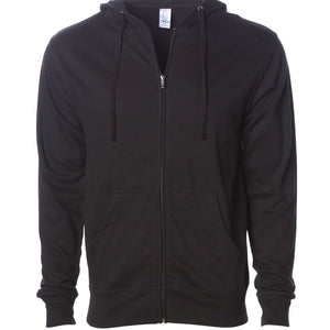 Midweight Zip Hooded Sweatshirt