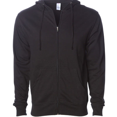 Midweight Zip Hooded Sweatshirt