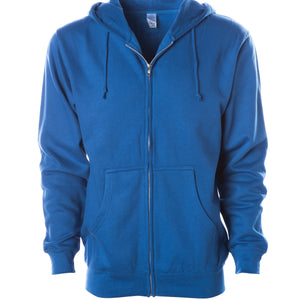 Midweight Zip Hooded Sweatshirt
