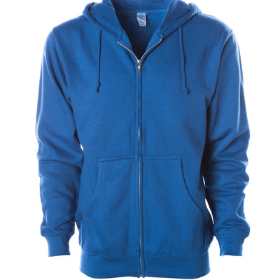 Midweight Zip Hooded Sweatshirt