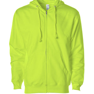 Midweight Zip Hooded Sweatshirt