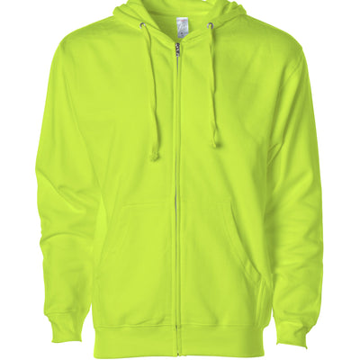 Midweight Zip Hooded Sweatshirt