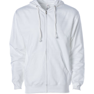 Midweight Zip Hooded Sweatshirt